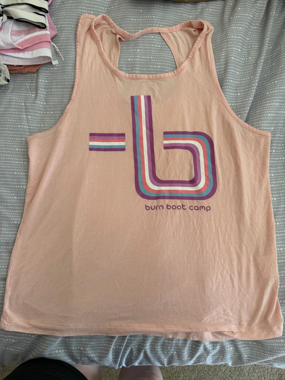 Burn Boot Camp Women’s Peach Muscle Tank